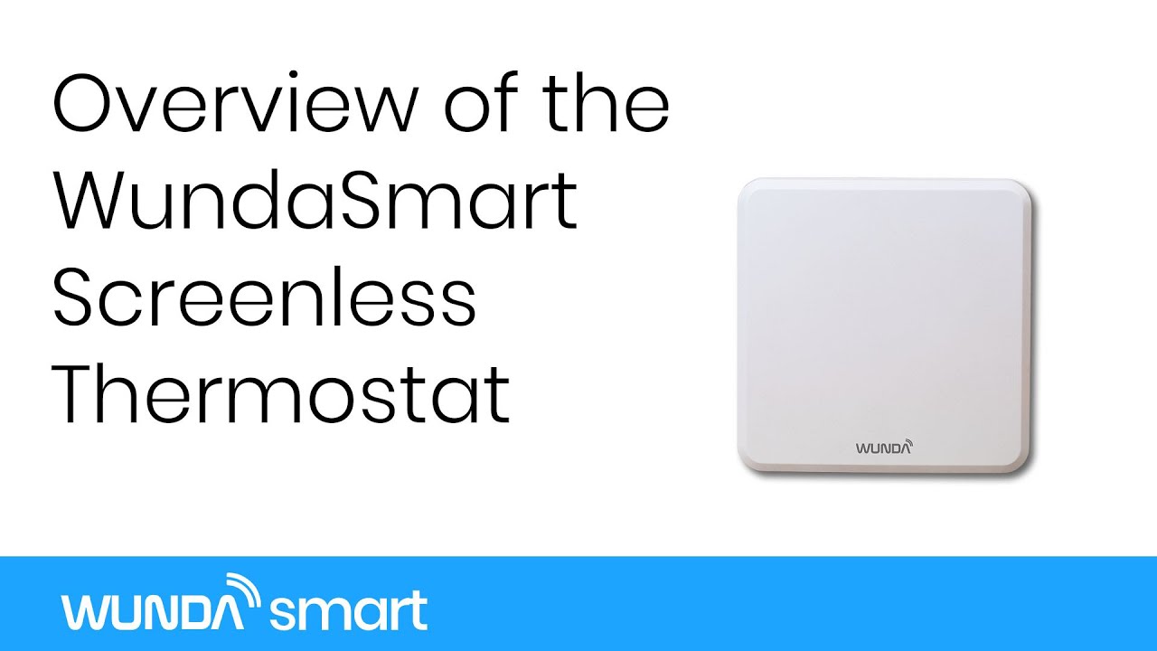 WundaSmart Screenless Room Thermostat – WundaSmart Home Heating Controls |  WundaGroup