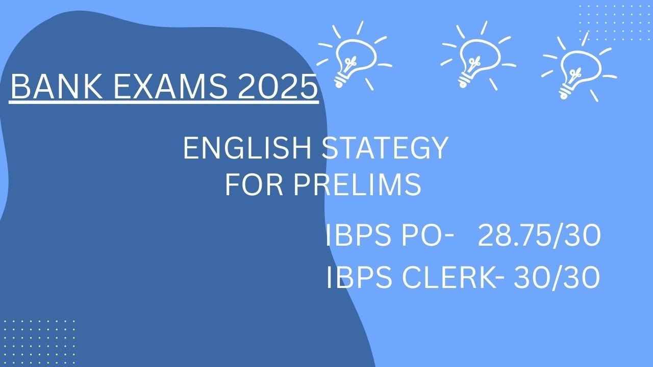 My strategy to score high marks in English section of bank exams. - YouTube