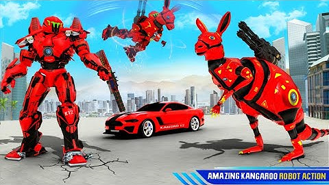 Grand Kangaroo Robot Car Transform Game