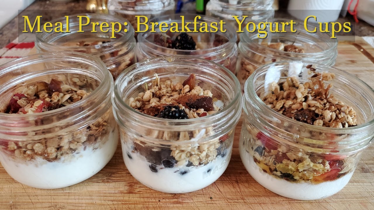 POV Meal Prep: Breakfast Yogurt Parfait Cups