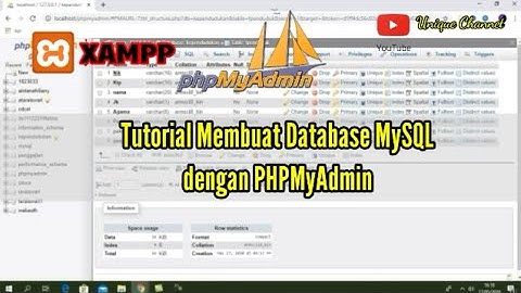 Tutorial  membuat Database menggunakan PHPMyAdmin dari Awal ,DDL,DML,Trigger,View sampai export.