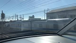 展望席からドクター東海!JR東海キヤ95系 DR2編成 試9563Dレ 下地付近にて離合 1200系展望席にて