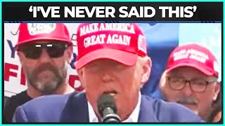 Trump: I've Never Said This Publicly