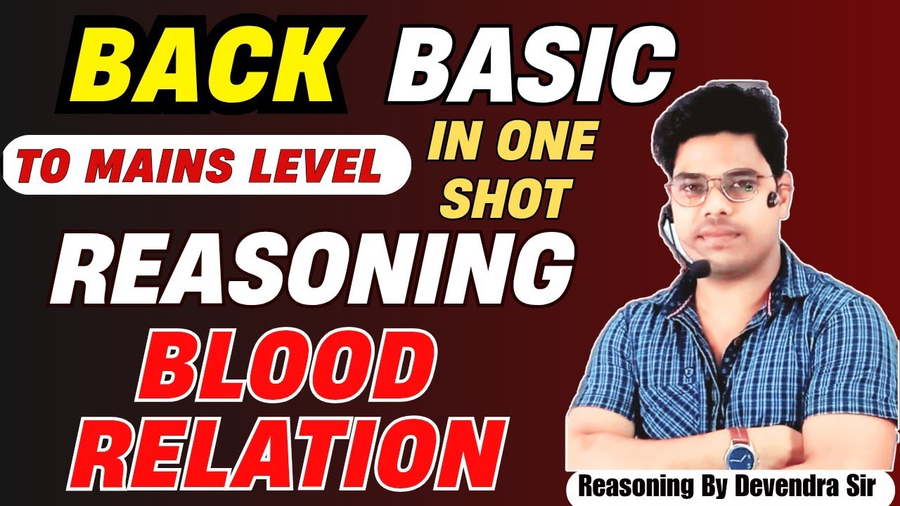 Reasoning Marathon class | Complete Blood Relation For SSC CGL , CHSL, CPO, MTS, UPP, UPSI 2026 EXAM