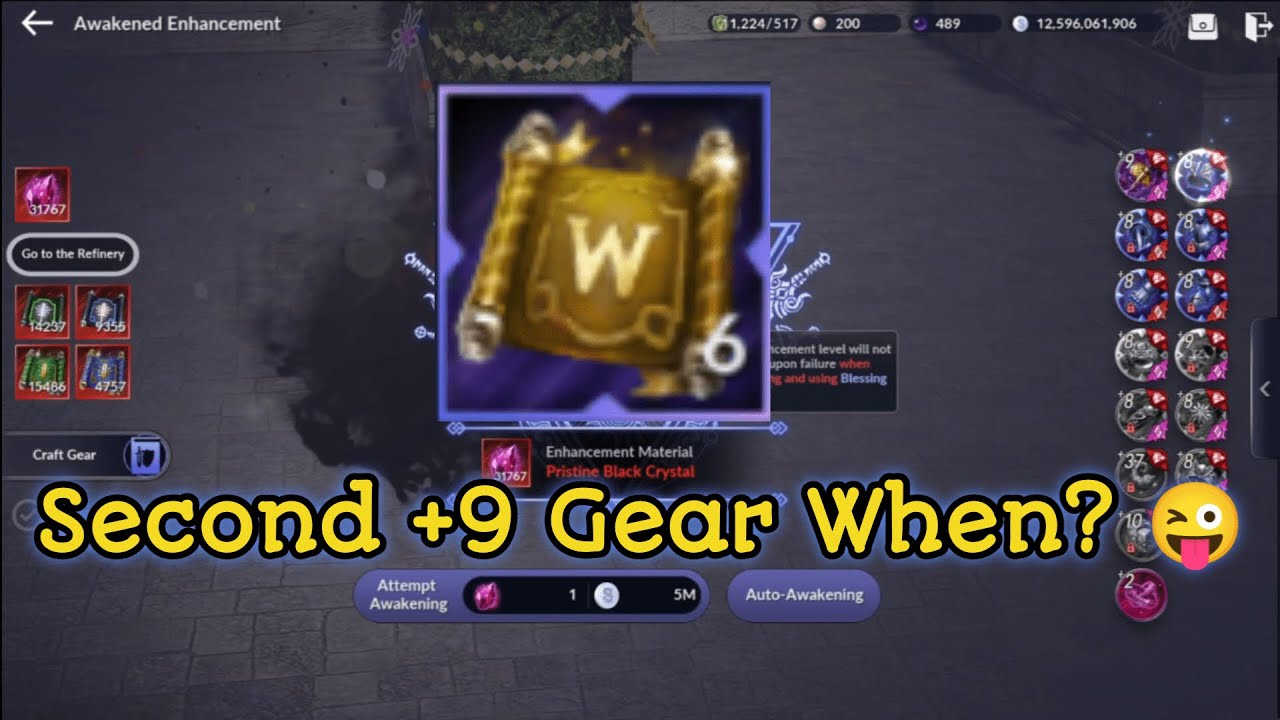 Enhance Accessory +9, Gear +9 & +10 | RNG Test Part 15 | Black Desert Mobile