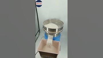 Efficient Sieving: Rotary Vibrating Screen Operation & Performance Demonstration