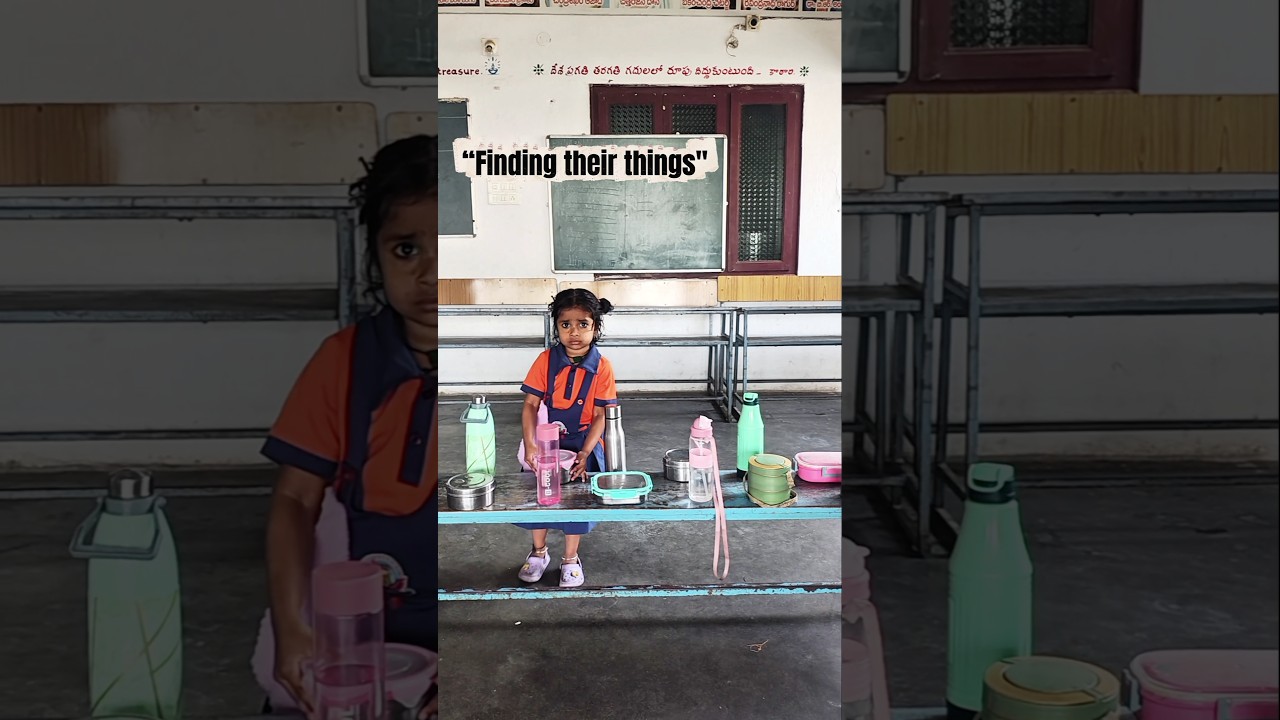 "Learning to identify what belongs to them!”........