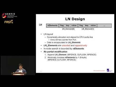 FAST 15 NV Tree Reducing Consistency Cost For NVM Based Single Level Systems