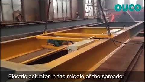 semi automatic container spreader