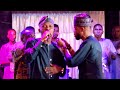 Arole zambo proof himself as a son of king saheed osupa at akasho mutiu album launching