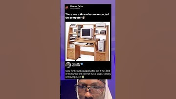 There was a time when we respected computer