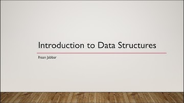 Introduction to Data Structures - مقدمة عن هياكل البيانات