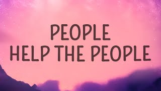 Birdy - People Help The People (Lyrics)