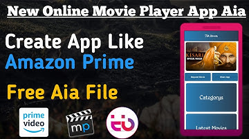 New Online Movie Player App Free Aia File | Create App Like Amazon Prime |Free Aia File |Kodular