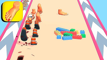 Foot Runner ​- All Levels Gameplay Android,ios (Part 2)