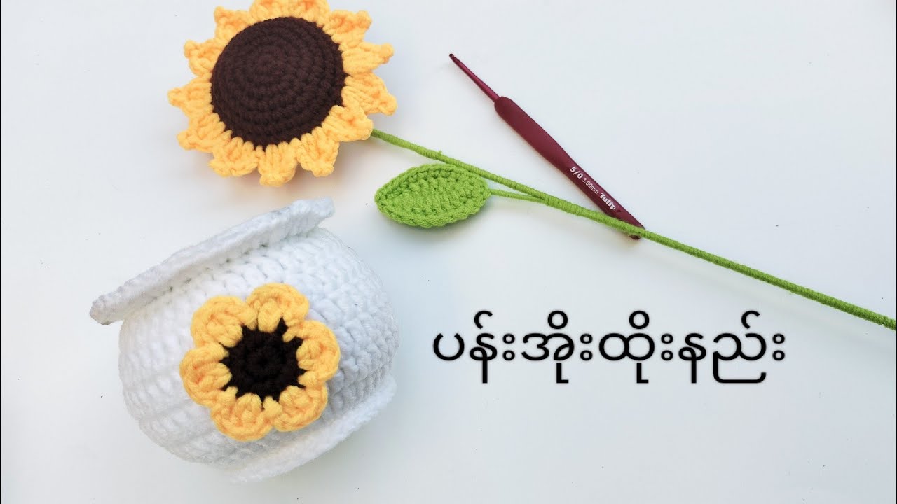 ပန်းအိုးထိုးနည်း🌻 (၃)