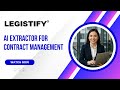 AI Extraction Feature for Contract Management