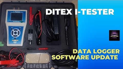 Ditex Carscope iTester New Data Logger Software Download And Installation Video.