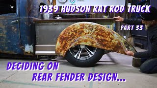 Building Custom Rear Fenders for the Hudson Rat Rod  Part 1