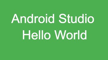 206 Hello World Android Studio 2.0 |