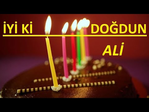 İyi ki doğdun ALİ - İsme Özel Doğum Günü Şarkısı (FULL)