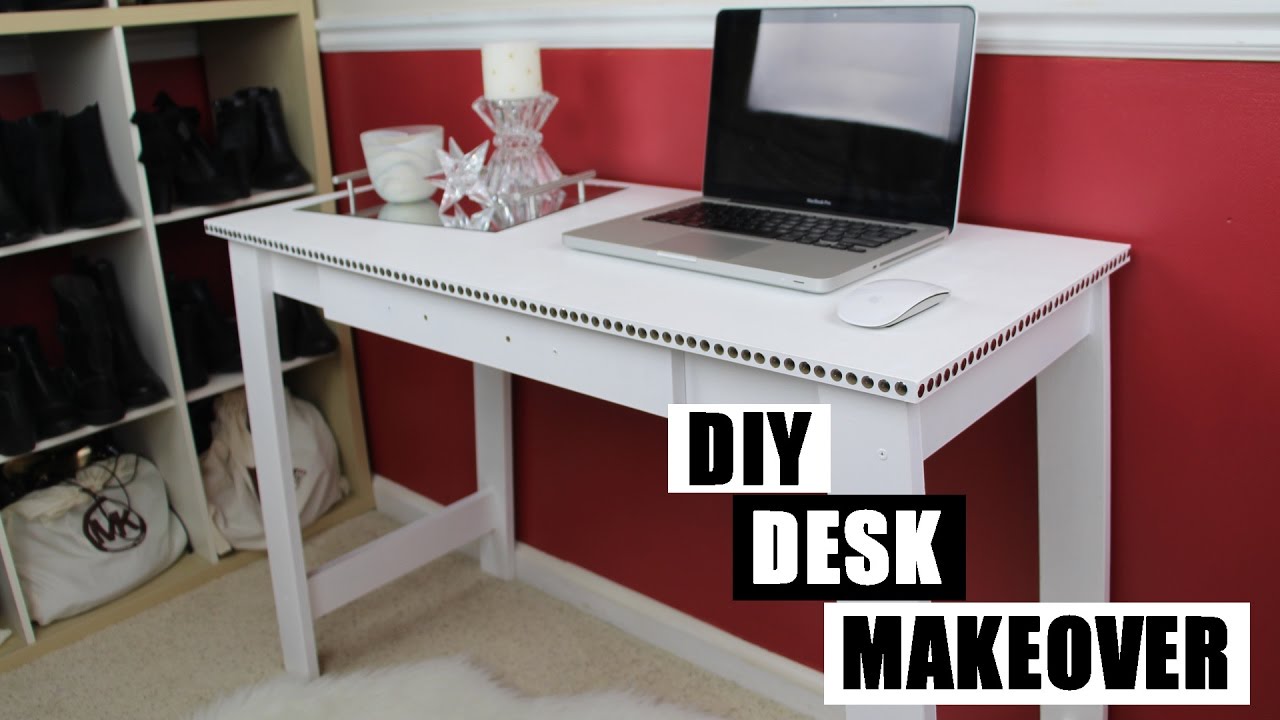 Diy Desk Makeover How To Paint Furniture Without Sanding Diy