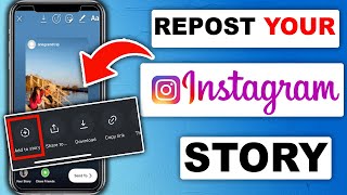 How to Repost YOUR Story on Instagram - Full Guide 2024