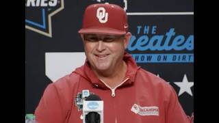 Oklahoma Baseball: Oklahoma CWS-Georgia postgame