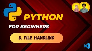 File Handling in python | Read & Write Files in Python | |lecture 8| #filehandling #python 
