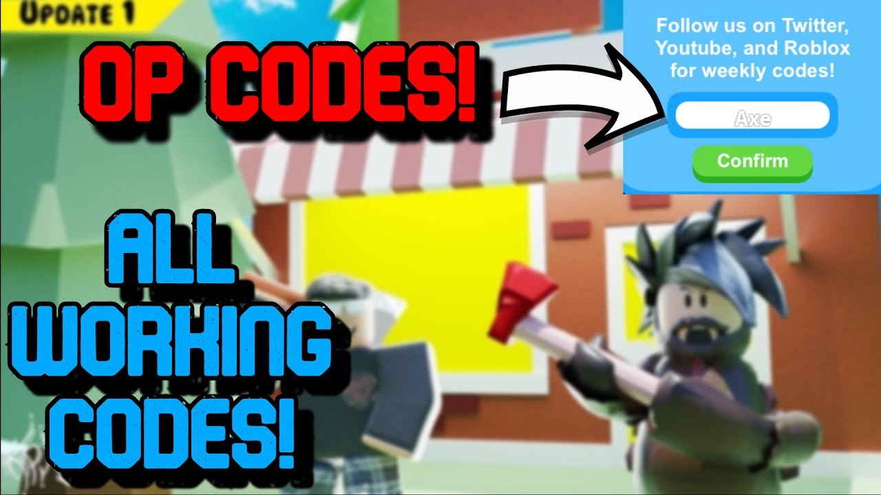 All Op Working Codes Roblox Axe Simulator