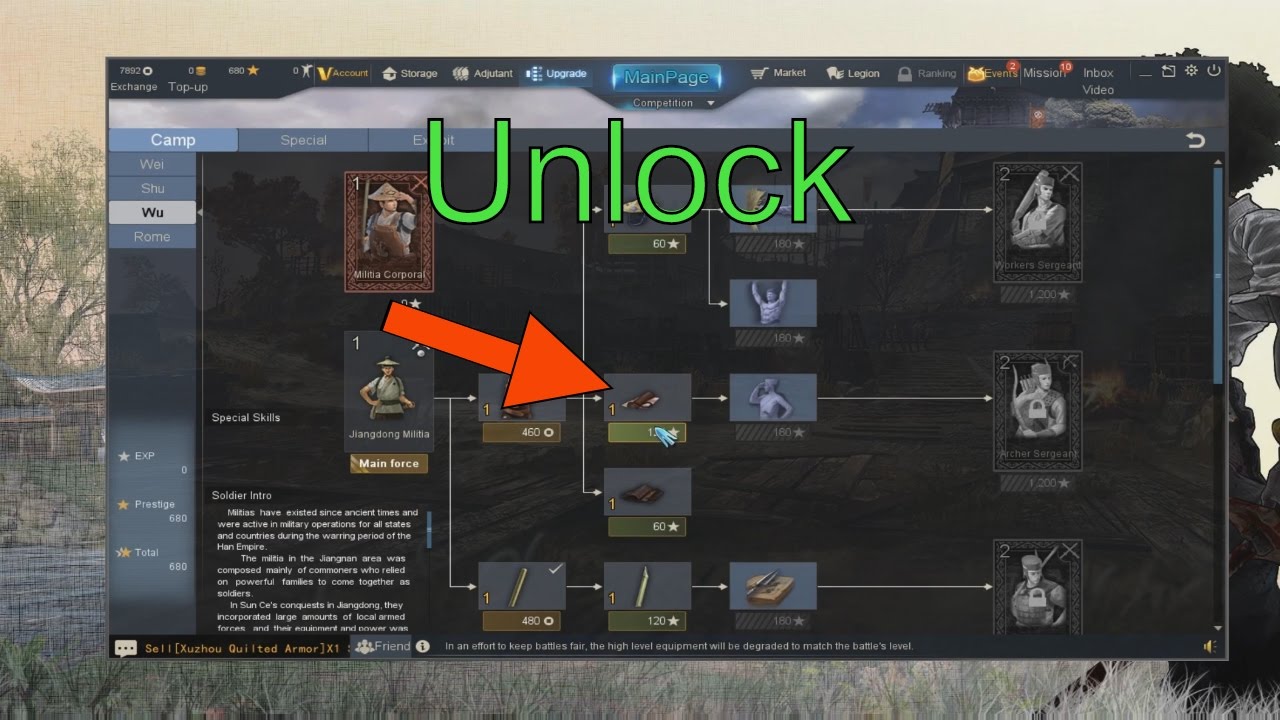 How to unlock weapons in Tiger Knight
