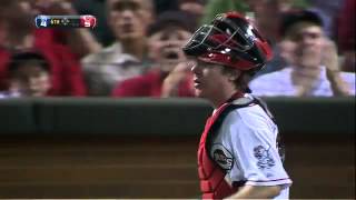 2012/08/01 Hanigan throws out Amarista