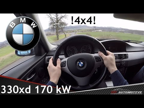 Bmw 330xd E91 07 Pov Test Drive Acceleration 0 0 Km H Youtube