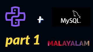 Python + MySQL part-1