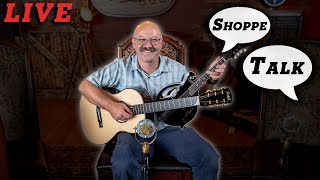 Playing the New Bourgeois Touchstone Series and F-Style Mandolins! Shoppe Talk LIVE #65