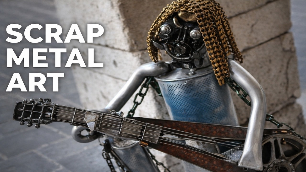 Incredible Scrap Metal Sculptures | From Junkyard to Art