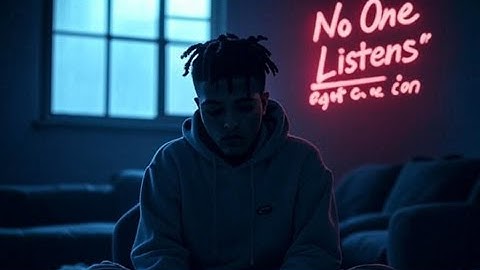 XXXTENTACION - No One Listens (Official Lyric Video) | Heartbreak Song 2025a