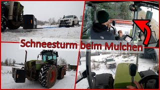 Wintereinsatz extrem | Amarok festgefahren! | LOHN VLOG 20