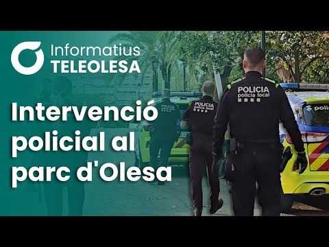 Intervenció policial al parc municipal | Informatius Teleolesa