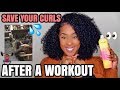 HOW I SAVE MY CURLS AFTER THE GYM!! | Dry Shampoo!!