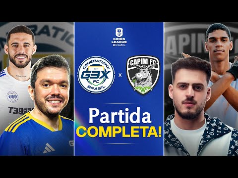 G3X FC vc CAPIM FC - PARTIDA COMPLETA COM GAULES - KINGS CUP BRAZIL 2025