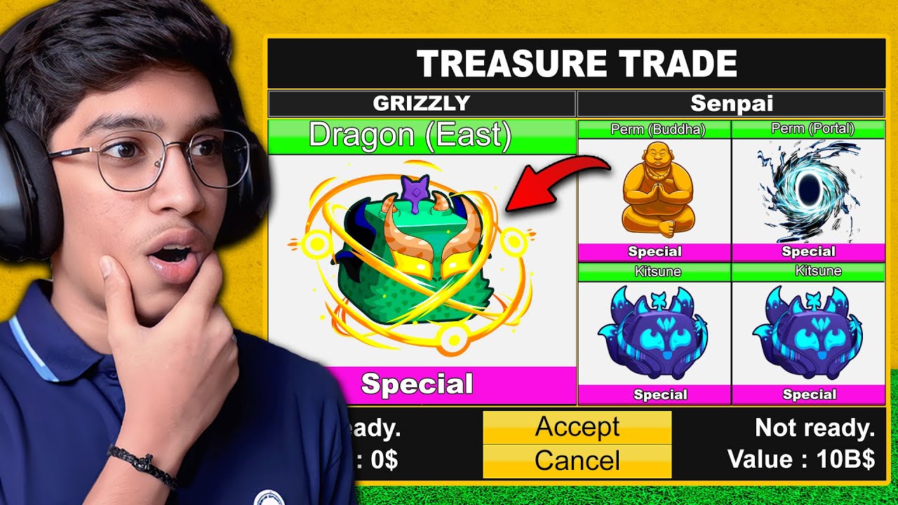 I Traded DRAGON Fruit for 24 Hours in Blox Fruits 😱