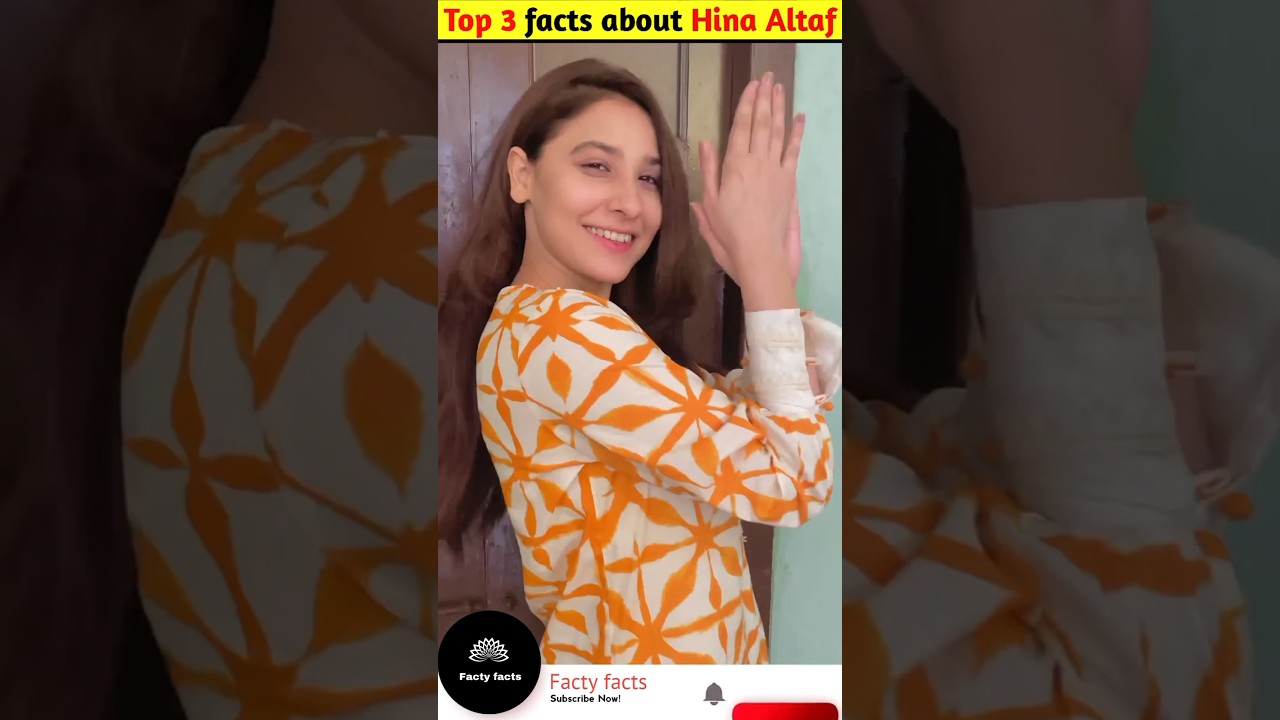 ⁣Amazing 😍 facts about {Hina Altaf}||Pakistani actress||#viral #youtubeshorts #hinaaltaf #shorts