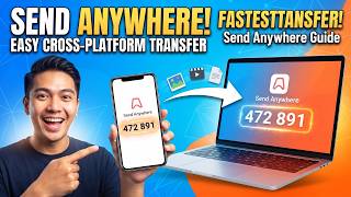 How to Transfer Files Between Phone and PC|PC to PC|Fastest Method Using Send Anywhere. screenshot 1
