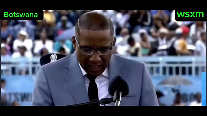 Botswana new President Duma Boko inaugural speech of a brighter economic future & unity