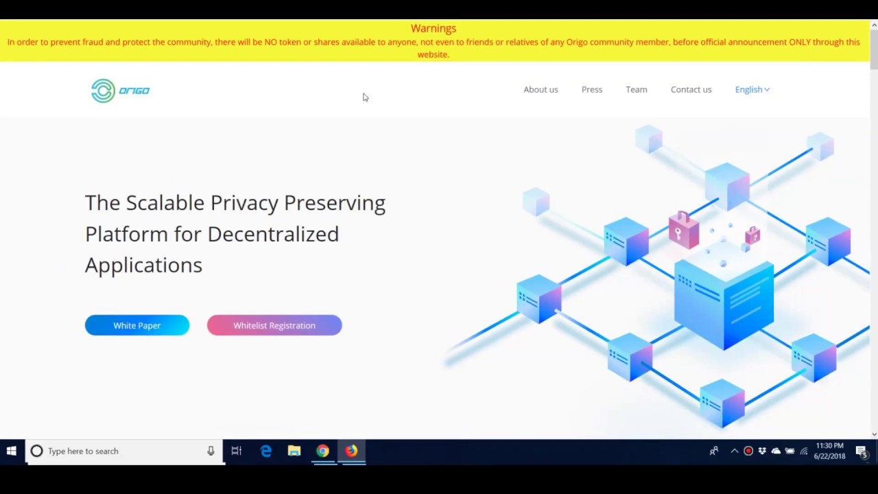 Origo Network Protocol - Bringing Privacy Back! - Ethereum Killer or ...