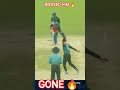 bowled him 🔥 gone 🔥#cricketshorts #cricket #viralshort