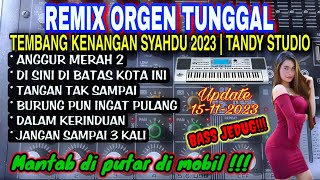 REMIX ORGEN TUNGGAL- TEMBANG KENANGAN SYAHDU 2023❗Cover Tandy Studio❗Anggur merah 2, Dalam kerinduan