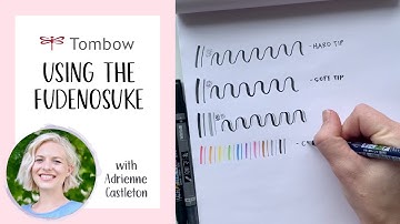 How to Use Tombow Fudenosuke Brush Pens