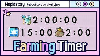 [Maplestory] Meso Farming Timer / 15-min EXP Coupon